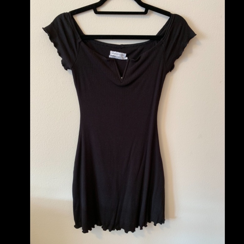 NWT Urban Outfitters Ribbed Off the Shoulder Dress
